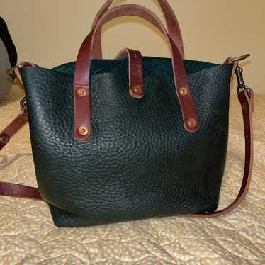 Preloved GoForth  Goods Avery leather tote bag mi… - image 1