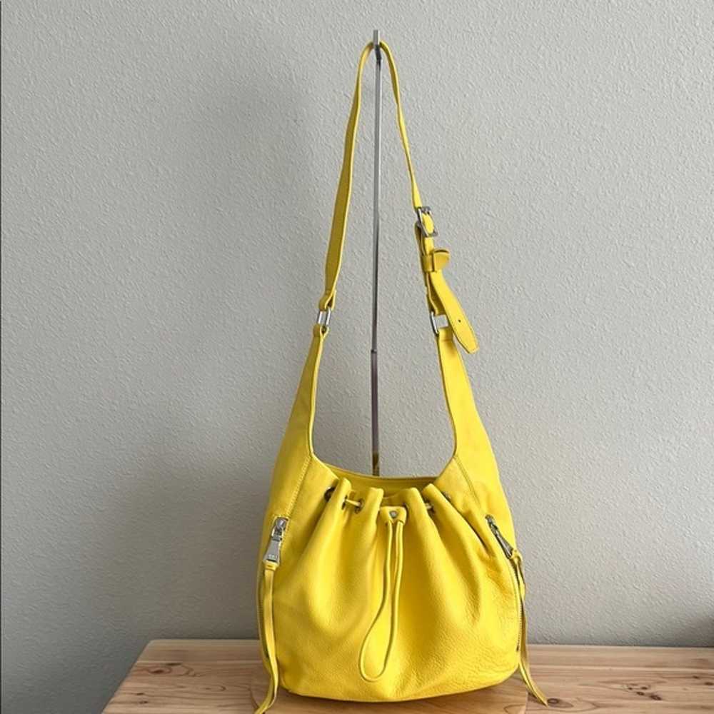 Aimee Kestenberg Serene Leather Drawstring Should… - image 1