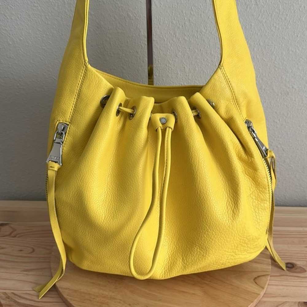 Aimee Kestenberg Serene Leather Drawstring Should… - image 3