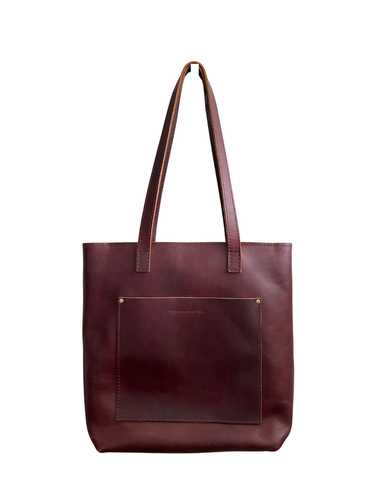 Portland Leather Crossbody Tote