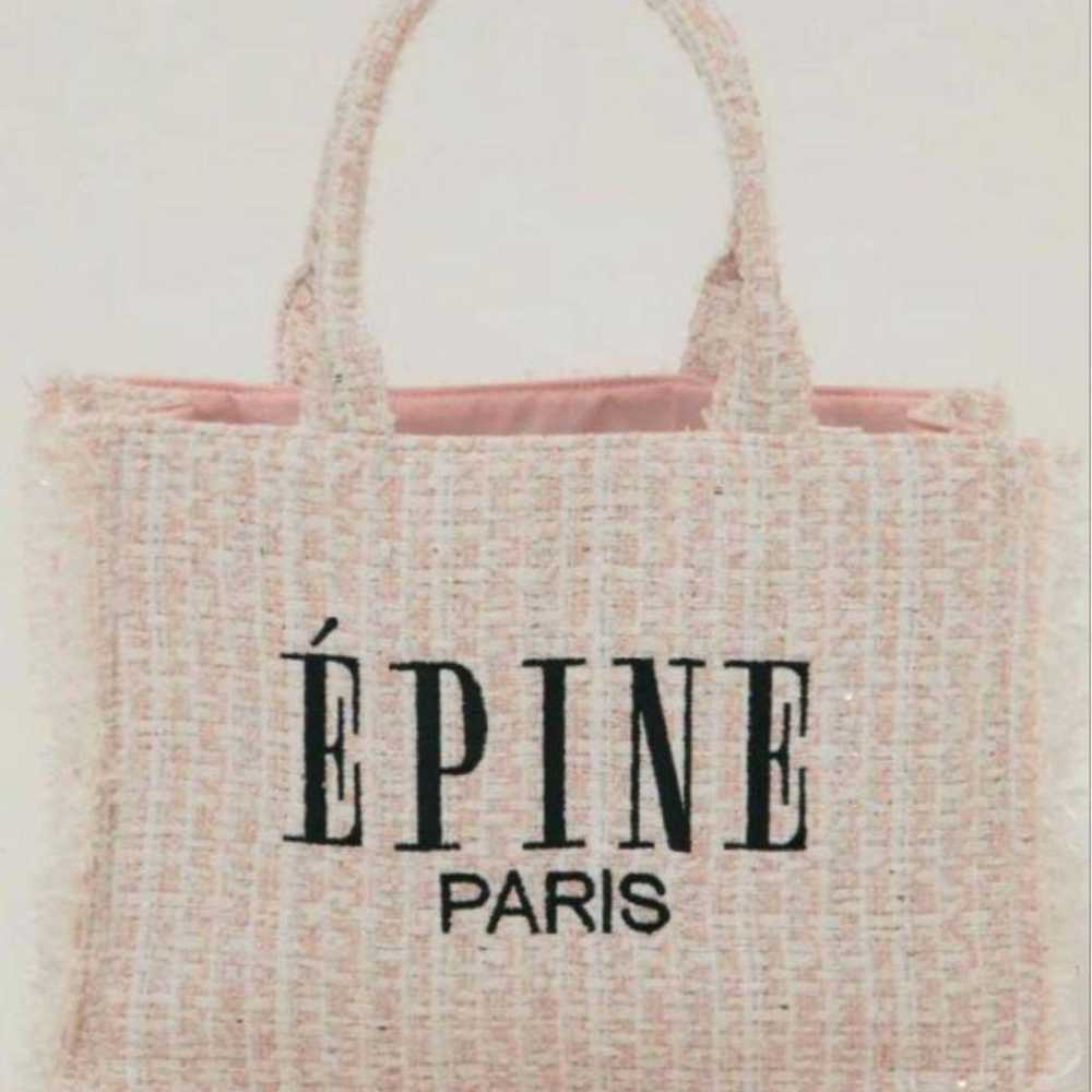 ÉPINE PARIS book tote bag medium pink - image 1