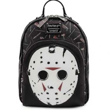 Loungefly Friday The 13th Jason Mask Mini Backpack - image 1