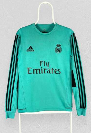 Real Madrid 2017-2018 Training Sweatshirt Green M… - image 1