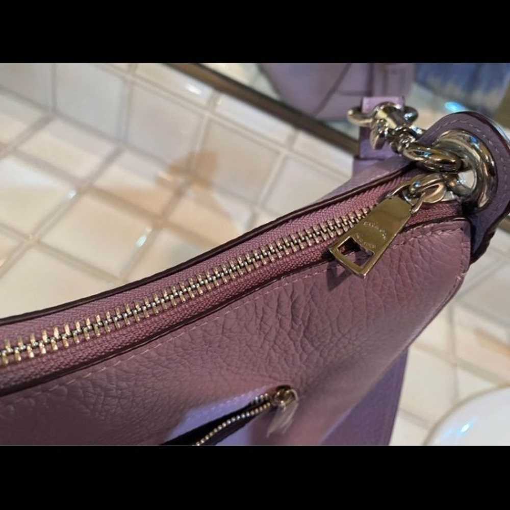 Coach Jes Lilac Purse w/ Coach charm - image 5