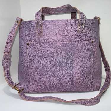 Portland authentic leather goods large Lilac tote