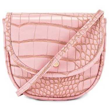 L’Academie Blush Pink Tavi Mini Croc-Embossed Lea… - image 1