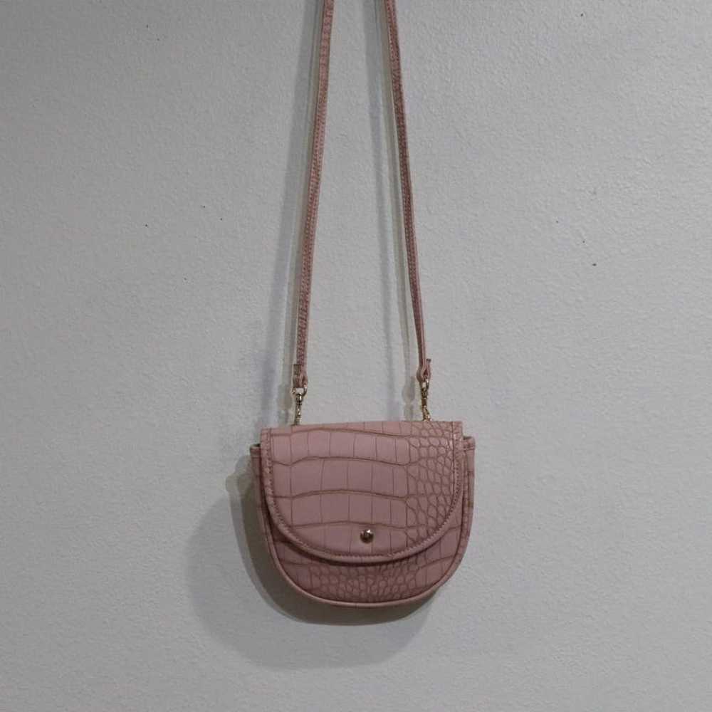 L’Academie Blush Pink Tavi Mini Croc-Embossed Lea… - image 4