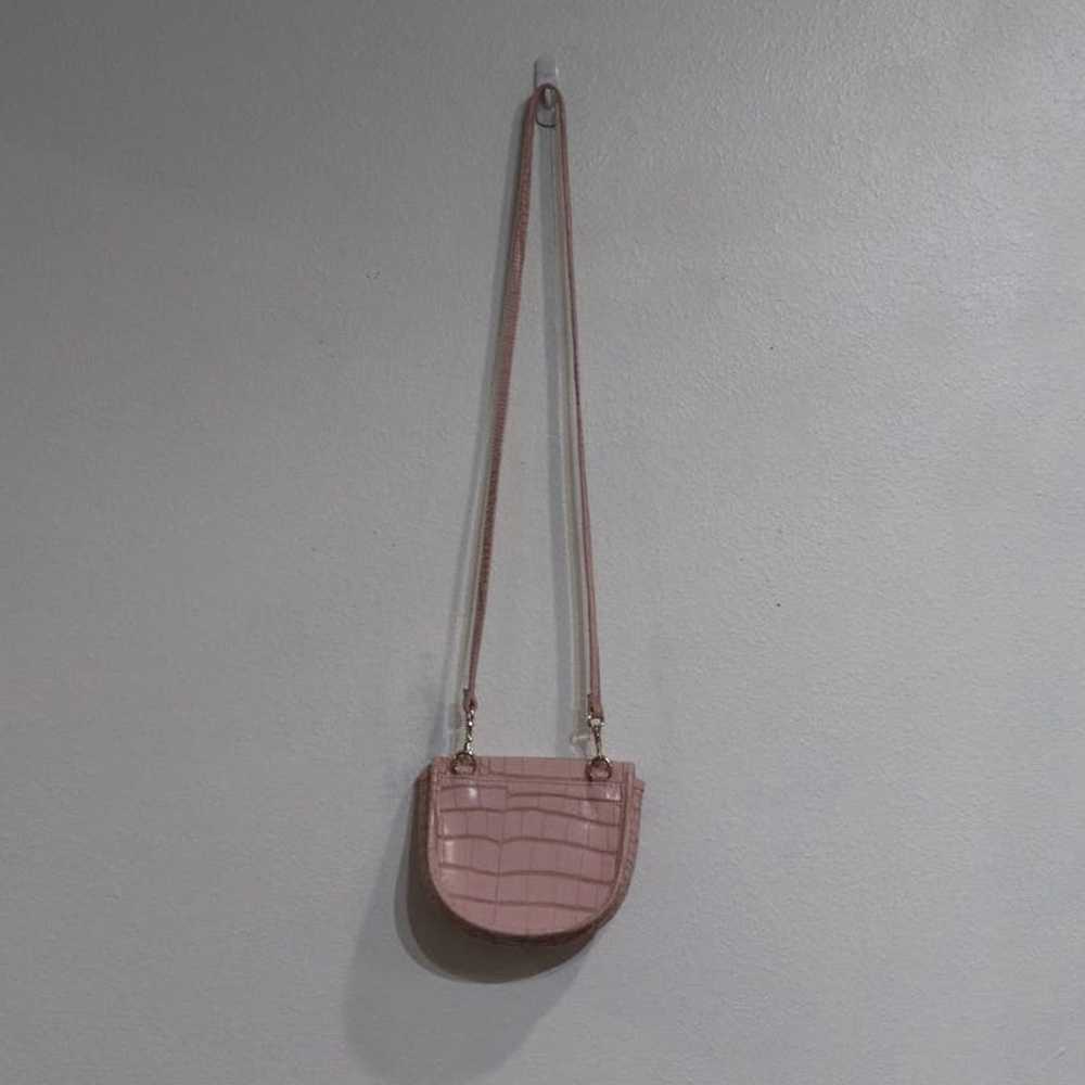 L’Academie Blush Pink Tavi Mini Croc-Embossed Lea… - image 9