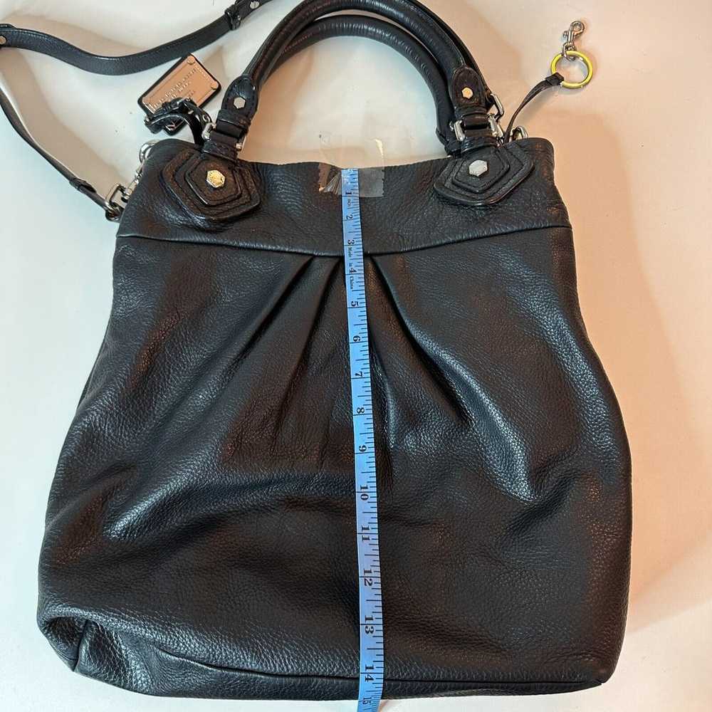 Marc By Marc Jacobs Soft Black Leather Hobo Slouc… - image 10