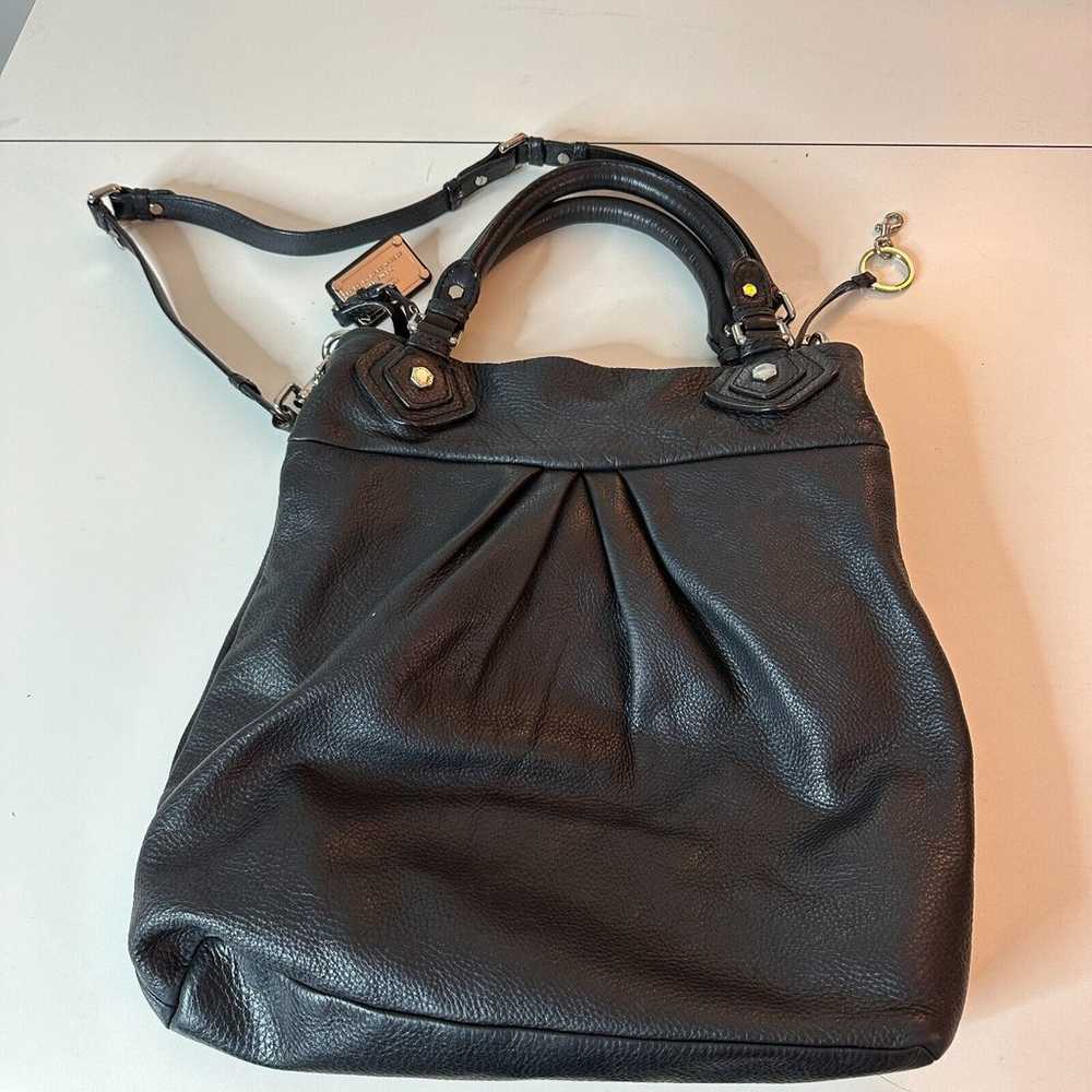 Marc By Marc Jacobs Soft Black Leather Hobo Slouc… - image 2