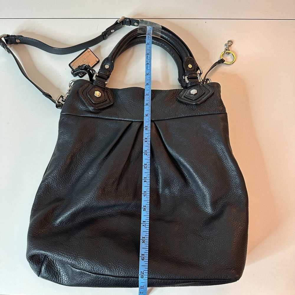 Marc By Marc Jacobs Soft Black Leather Hobo Slouc… - image 9