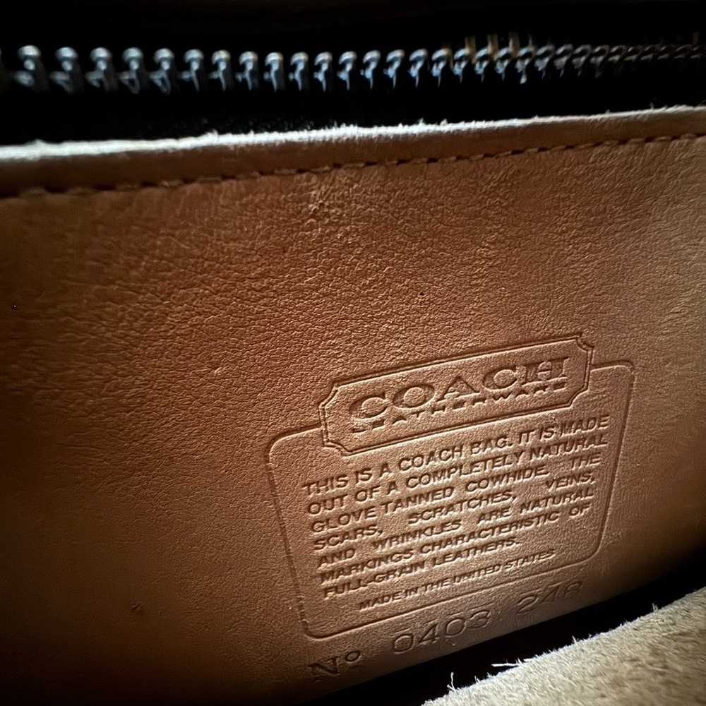 Vintage 1990’s coach cross body tan - image 6