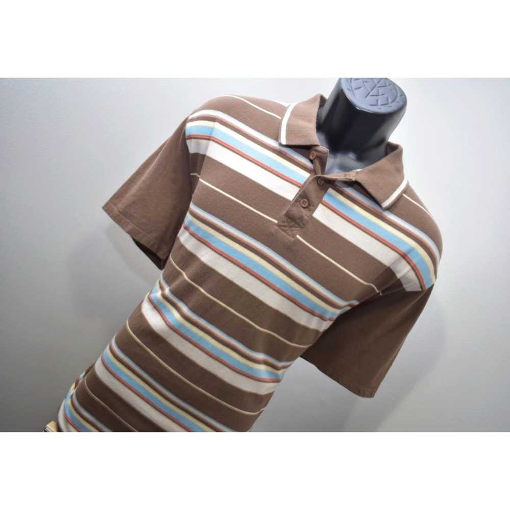 Prana Striped Cotton Blend Short Sleeve Golf Polo… - image 4