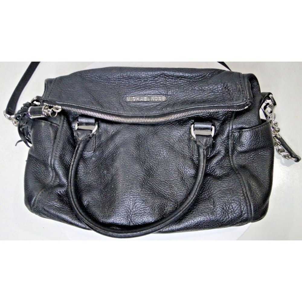 Michael Kors Black Pebble Double Handle/Crossbody - image 1