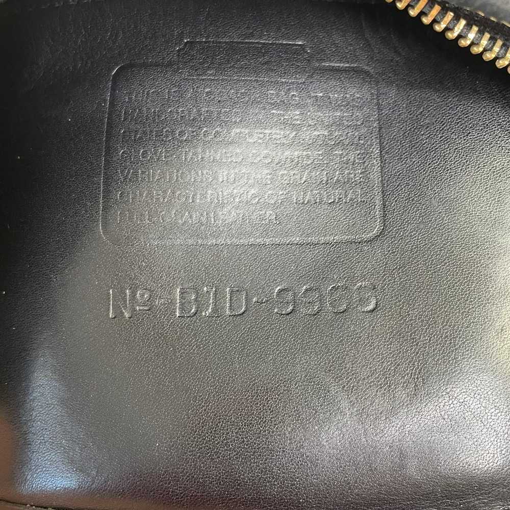 Vintage Coach Legacy Bag Purse 9966 Black Leather… - image 11