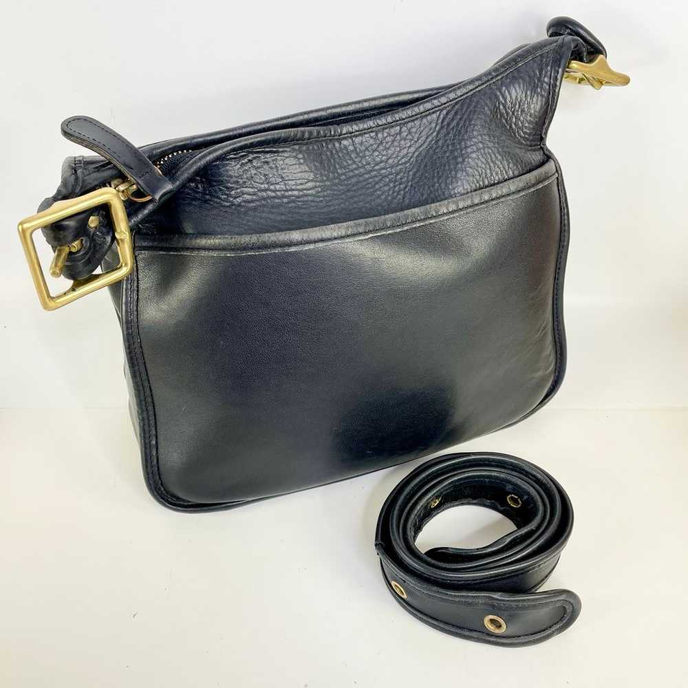 Vintage Coach Legacy Bag Purse 9966 Black Leather… - image 1