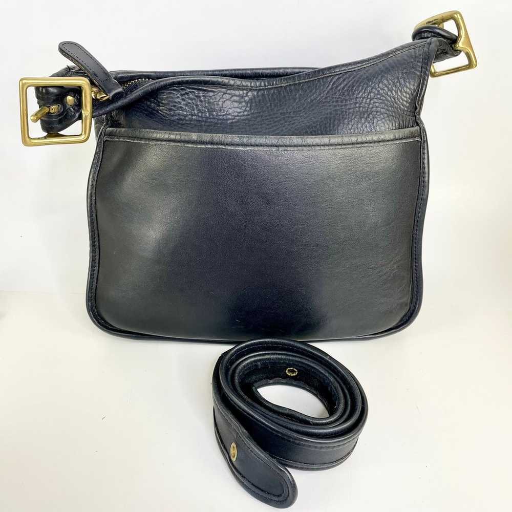 Vintage Coach Legacy Bag Purse 9966 Black Leather… - image 2