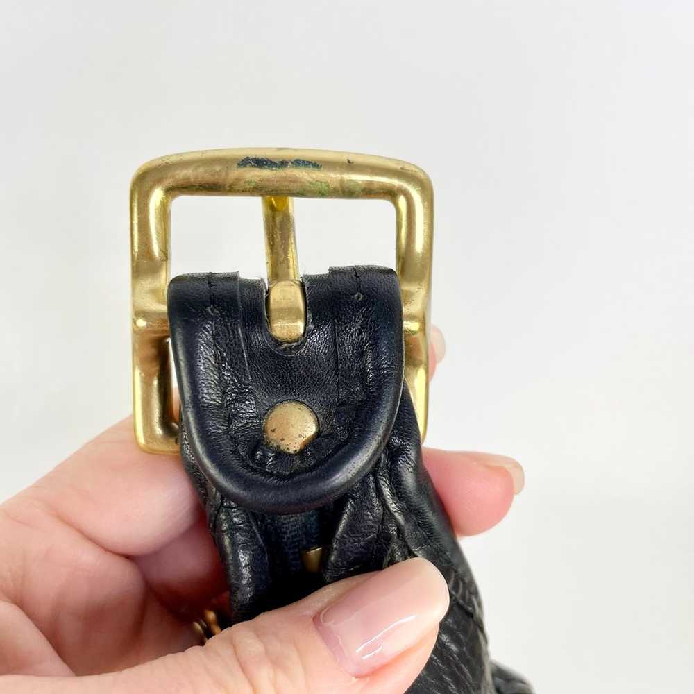 Vintage Coach Legacy Bag Purse 9966 Black Leather… - image 8