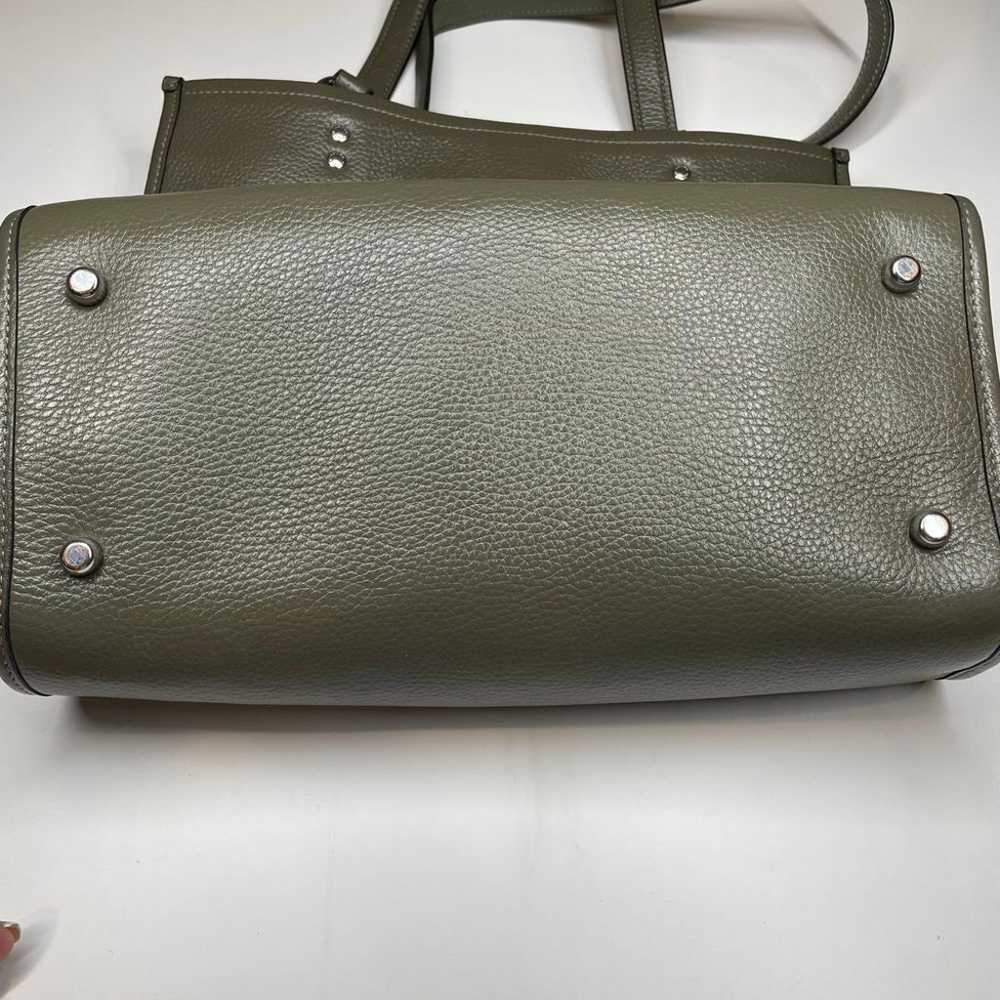 COACH 1941 Logo Dempsey Tote Shoulder Bag Olive G… - image 6