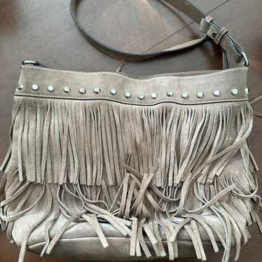 Michael Kors Suede Fringe Purse