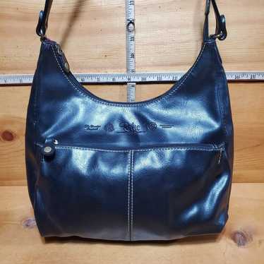 Relic Vintage Black Genuine Leather Handbag Clutc… - image 1