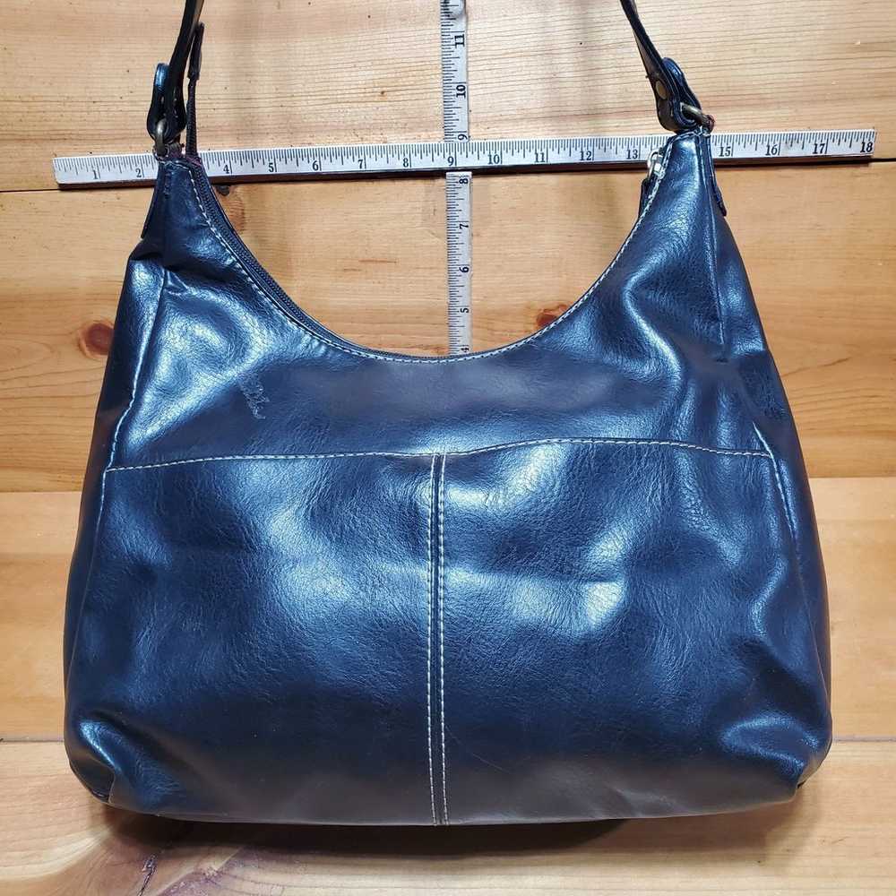 Relic Vintage Black Genuine Leather Handbag Clutc… - image 4