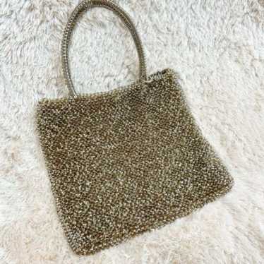 Anteprima Wire Bag Large Champagne Gold Square St… - image 1