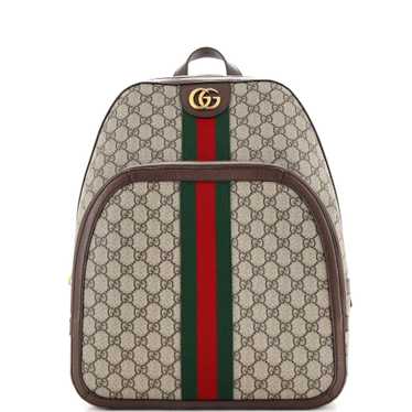 GUCCI Ophidia Backpack GG Coated Canvas Medium