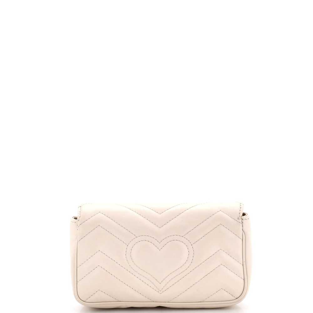 GUCCI GG Marmont Flap Bag Matelasse Leather Super… - image 3