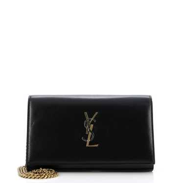 Saint Laurent Classic Monogram Wallet on Chain Le… - image 1