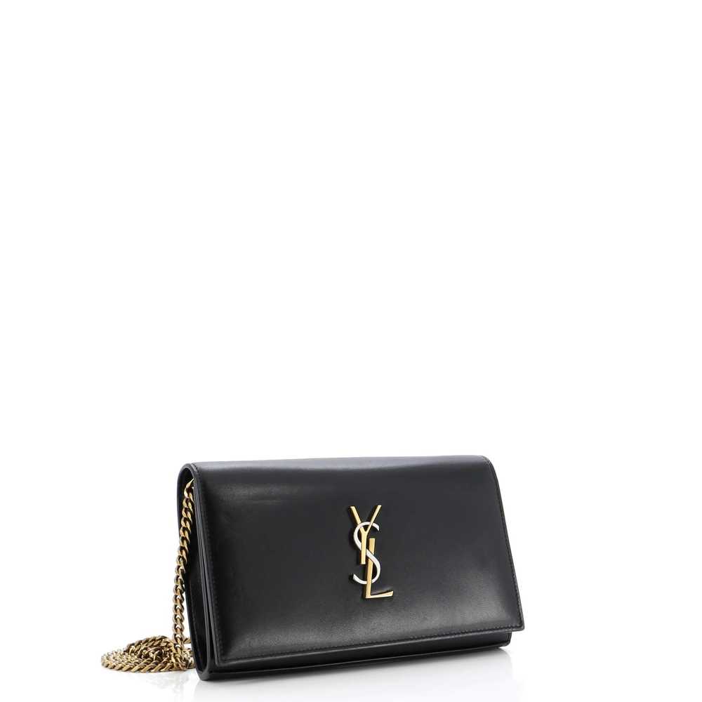 Saint Laurent Classic Monogram Wallet on Chain Le… - image 2