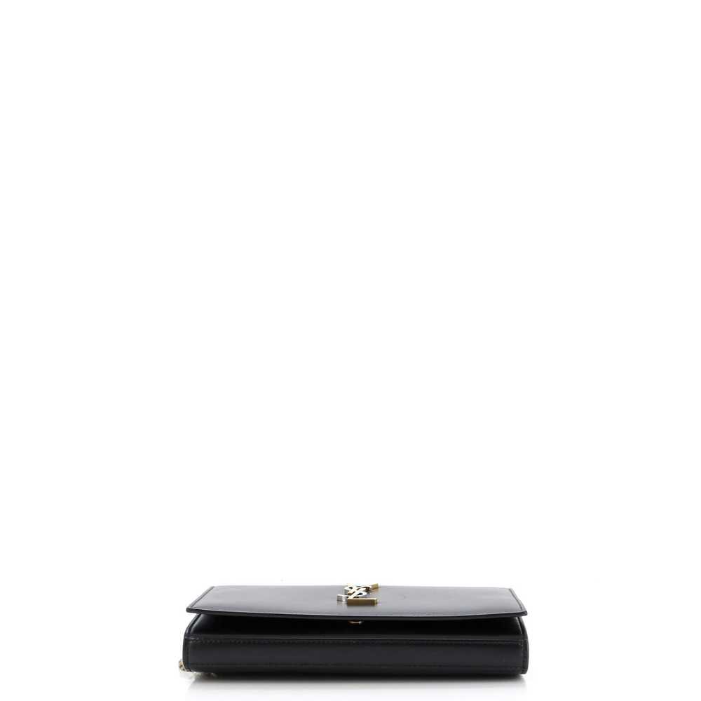 Saint Laurent Classic Monogram Wallet on Chain Le… - image 4