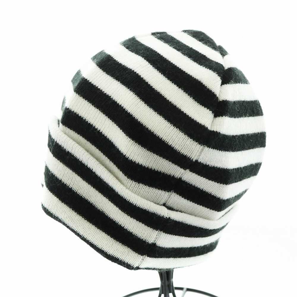 Supreme Vertical Logo Striped Beanie Knit Cap Hat… - image 3