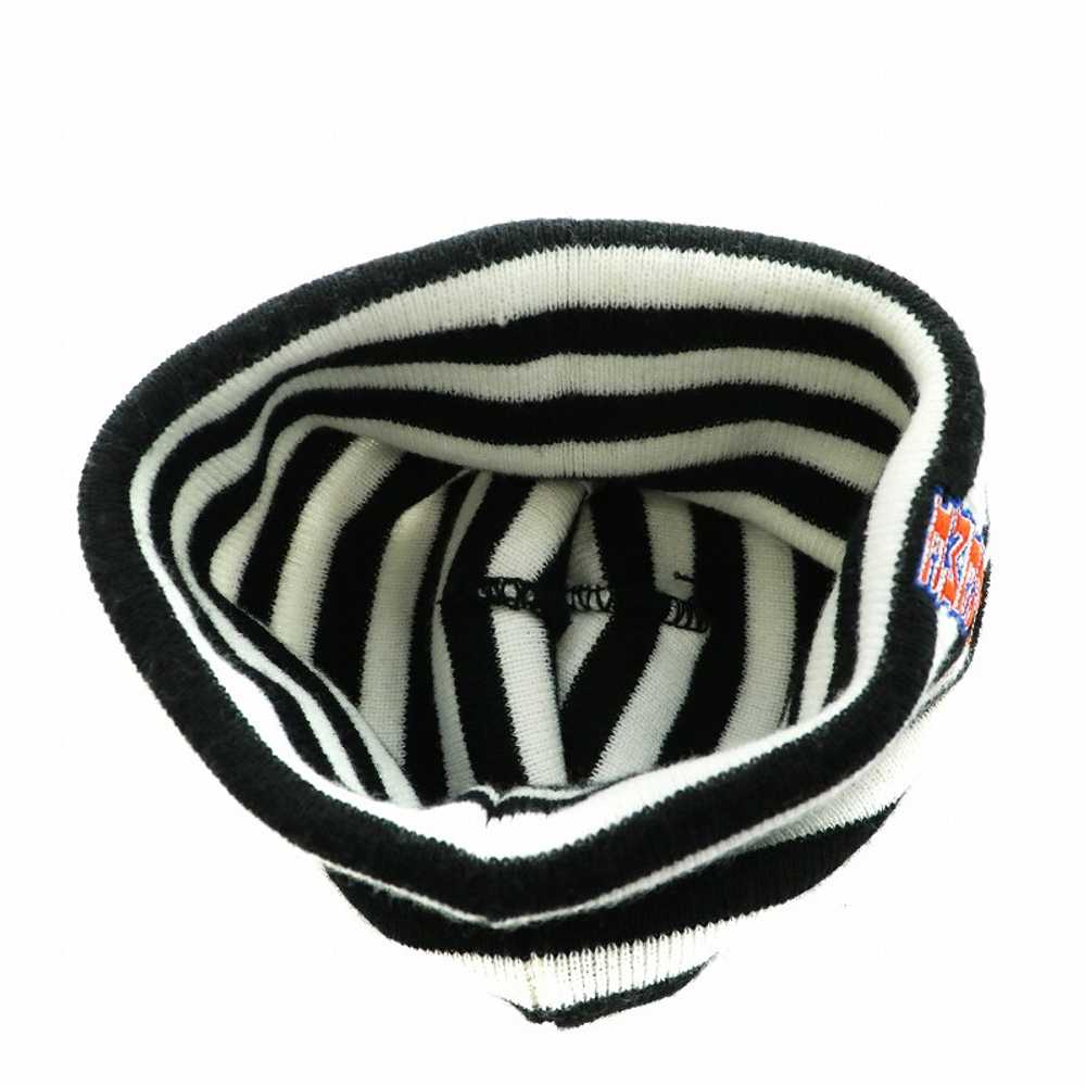 Supreme Vertical Logo Striped Beanie Knit Cap Hat… - image 5