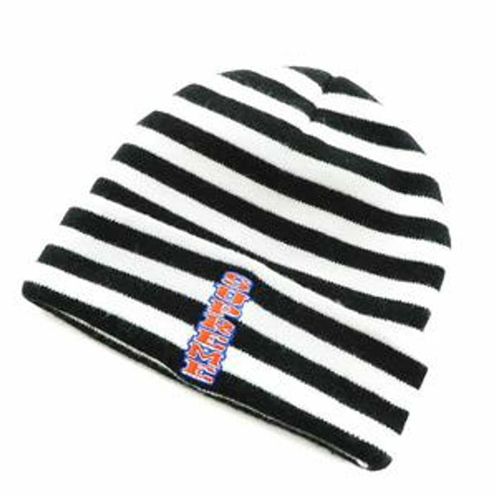 Supreme Vertical Logo Striped Beanie Knit Cap Hat… - image 7