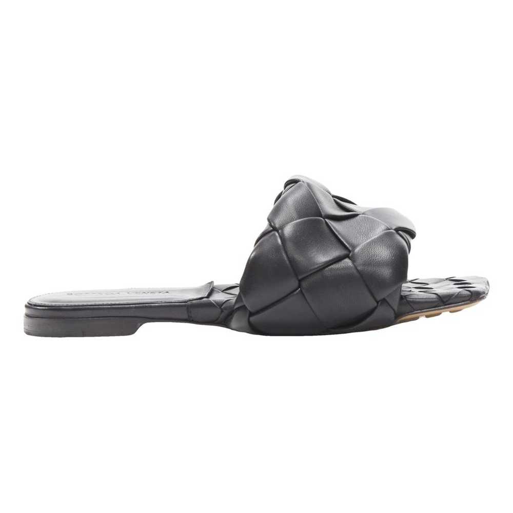 Bottega Veneta Lido leather flip flops - image 1