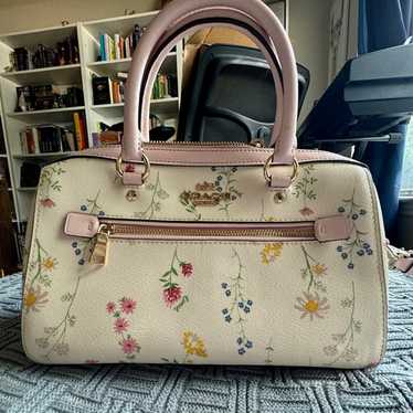 Coach Spaced Wildflower Rowan shops Satchel NWT