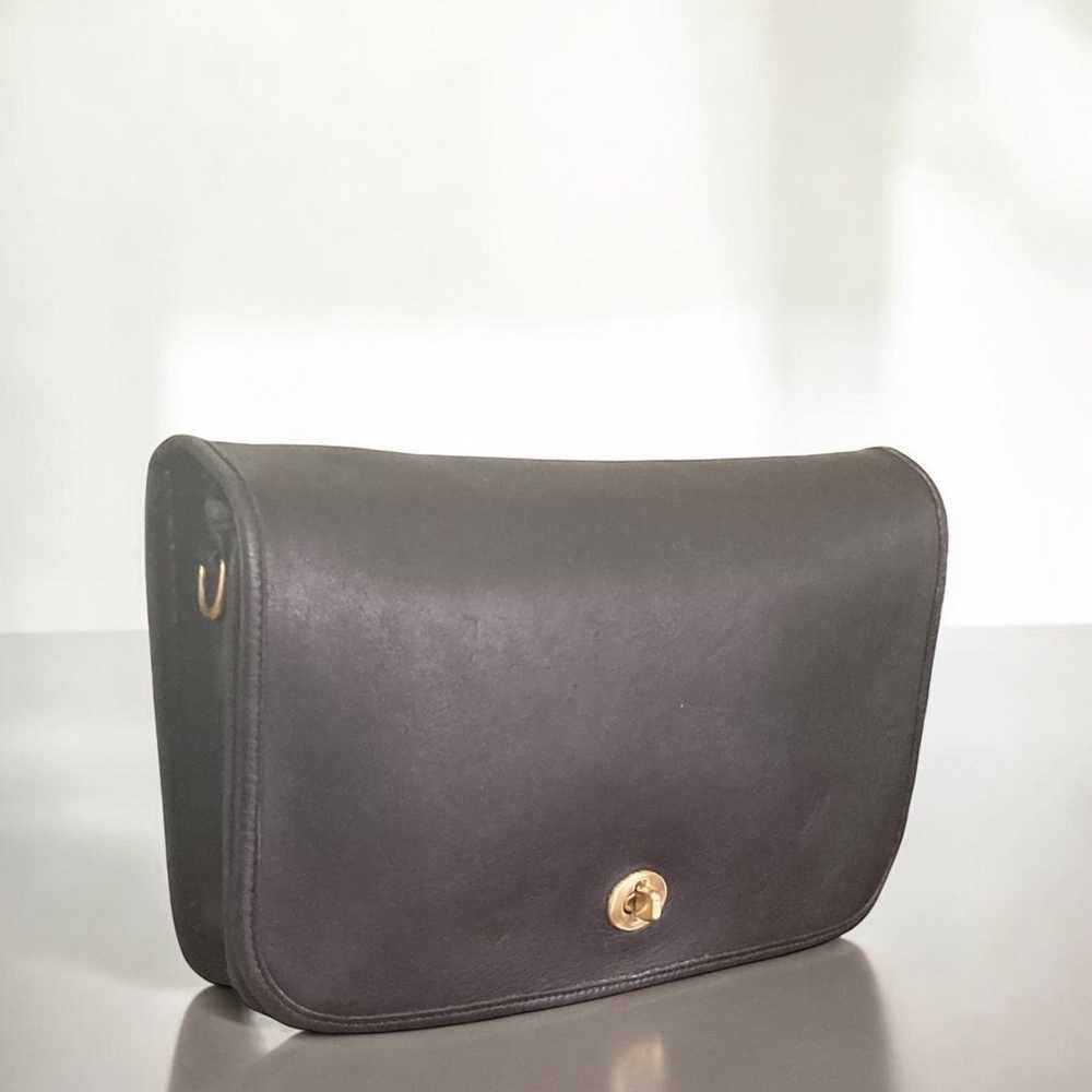 Coach black convertible clutch / shoulder bag vin… - image 5