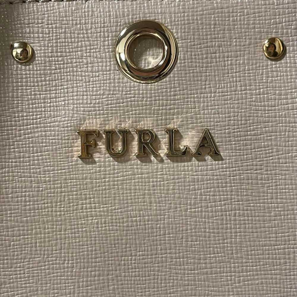 【Excellent Condition】FURLA Handbag 2WAY Leather B… - image 10