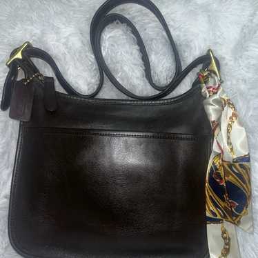 Coach Legacy Zip Janice 9966 Vintage Black newest Leather Shoulder Tote Bag