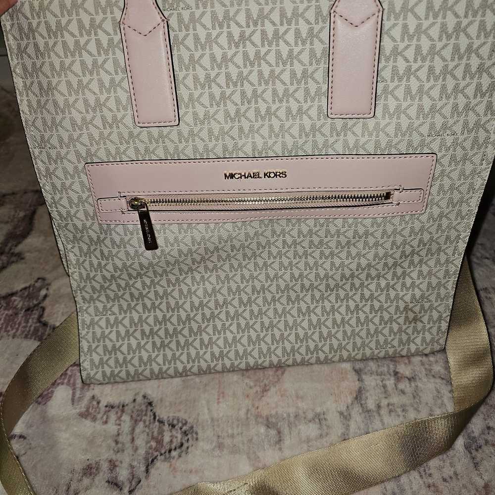 Pink Michael Kors Tote - image 1