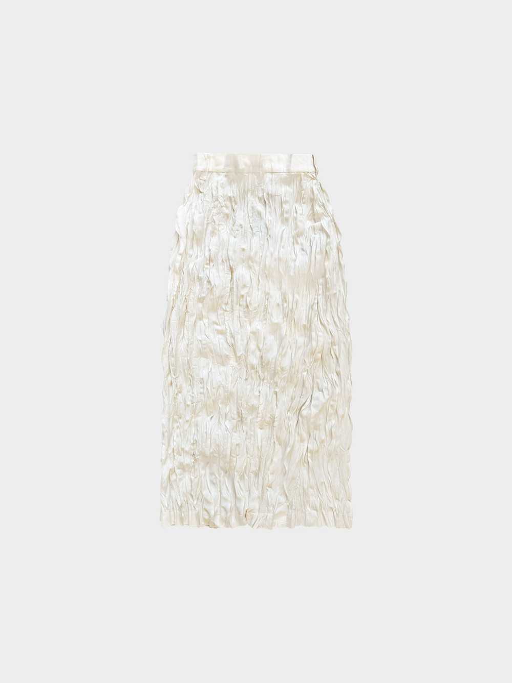 Issey Miyake Pleats Please 2010s Rare Cream Pleat… - image 1