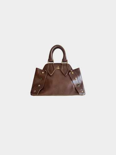 Vivienne Westwood 2000 Brown 2-Way Leather Bag