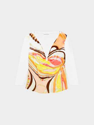 Emilio Pucci 2000s Silk Multicolor Firenze Print T