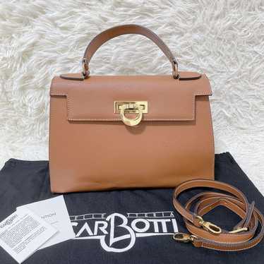 Carbotti Handbag 243 in Tan with shoulder strap. - image 1