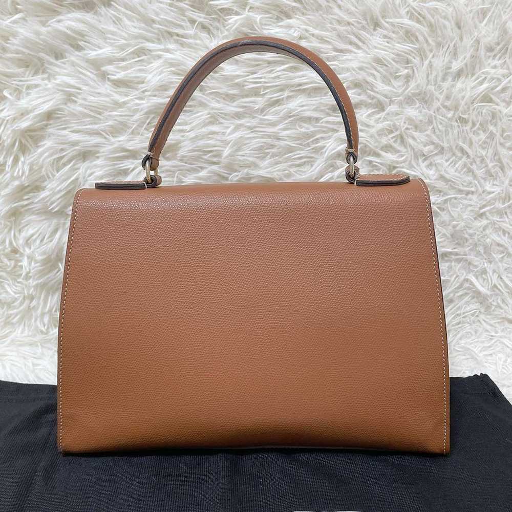 Carbotti Handbag 243 in Tan with shoulder strap. - image 4