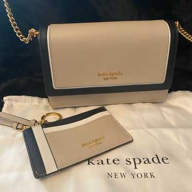 New Kate Spade Morgan Colorblocked  Chain Wallet … - image 1