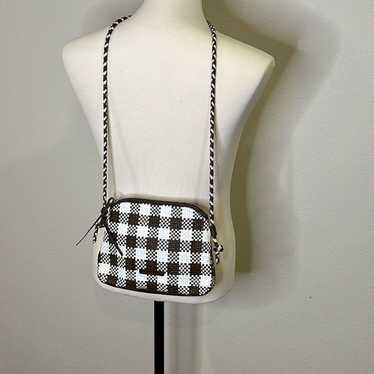 Brown/white Mallory Loeffler Randall cross body - image 1