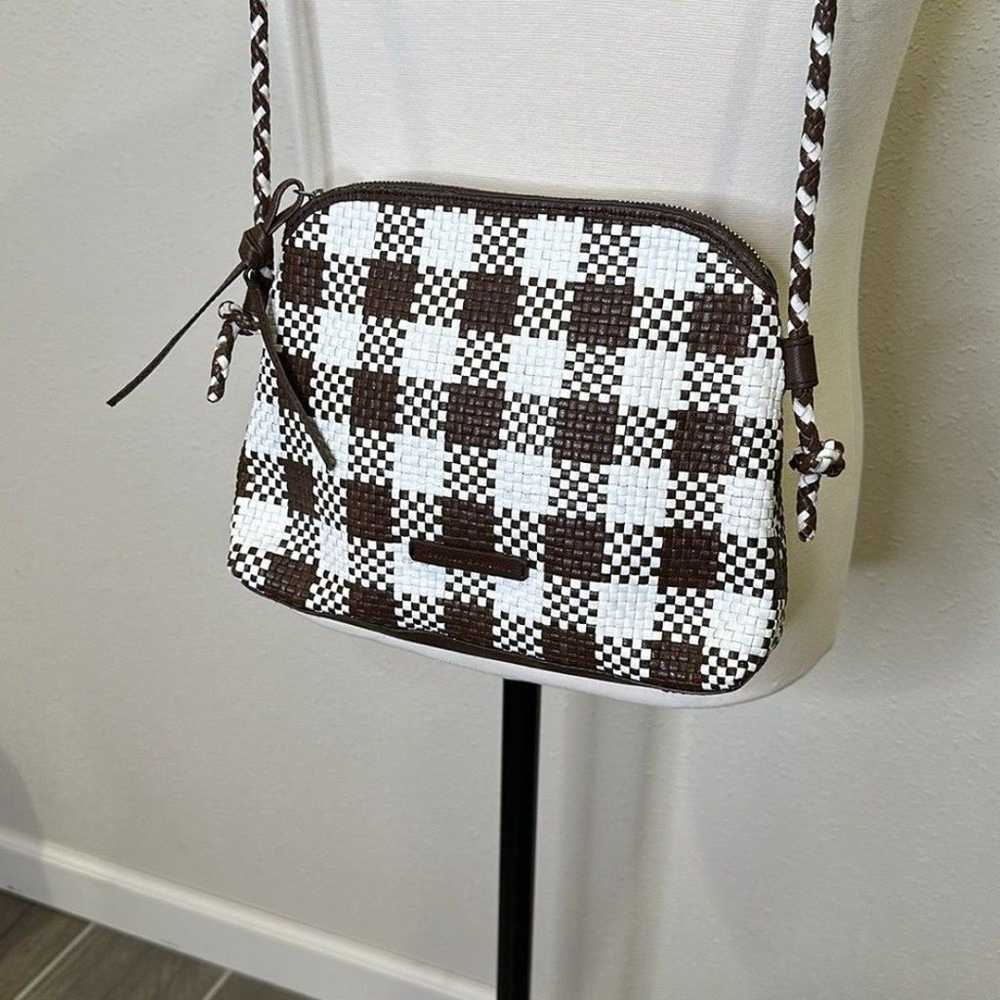 Brown/white Mallory Loeffler Randall cross body - image 2