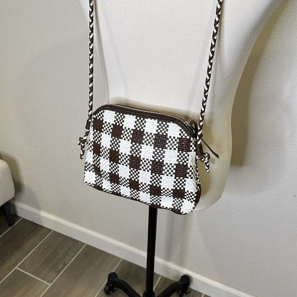 Brown/white Mallory Loeffler Randall cross body - image 3